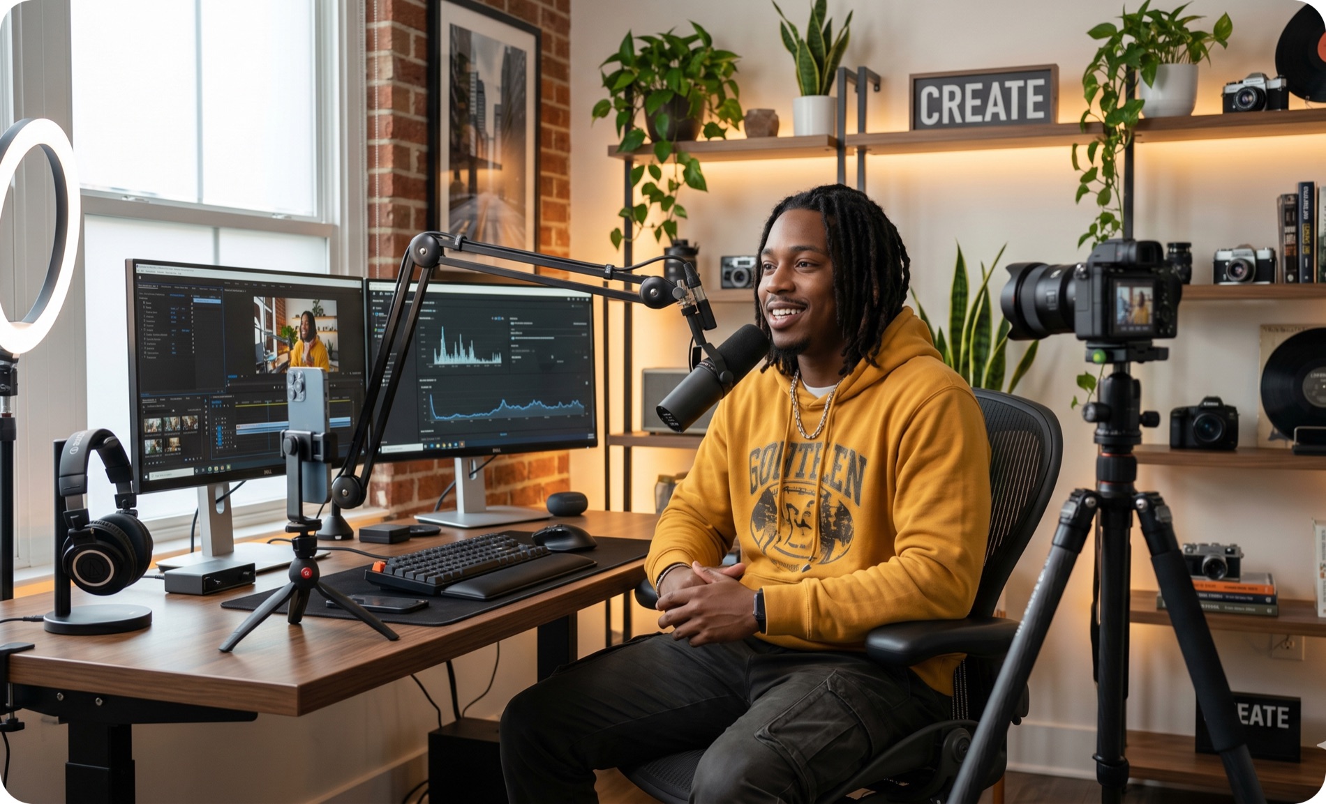 Digital creator selling online with Stur